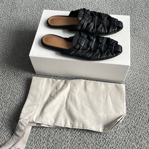 The Row Capri fisherman slip on flat mule 39 8 or 9